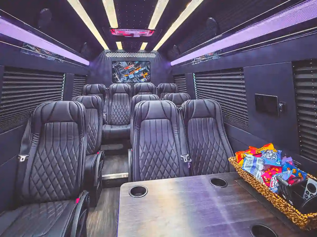 Unique Corporate Limos Mercedes-Benz Sprinter limo van in Jacksonville, Florida